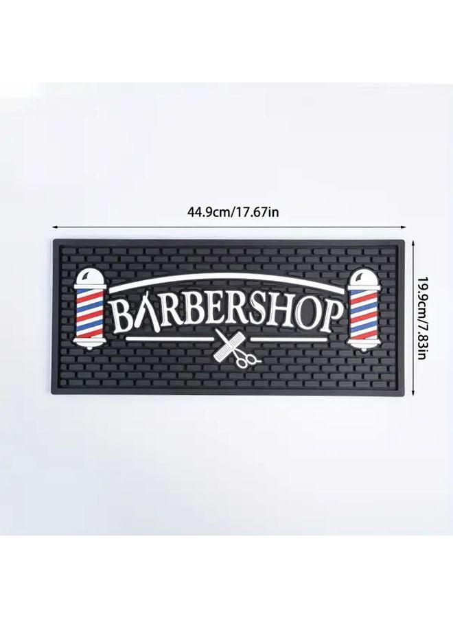 Non Slip Hairdressing Mat Black Cushioned Workspace Pad For Salon And Home Barbers - Image 4